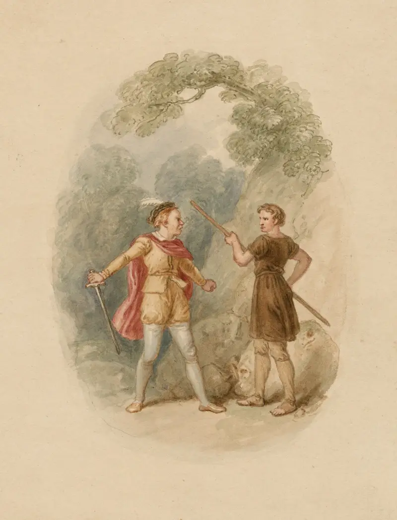 Illustrations to Shakespeare Pl.088 av John Massey Wright