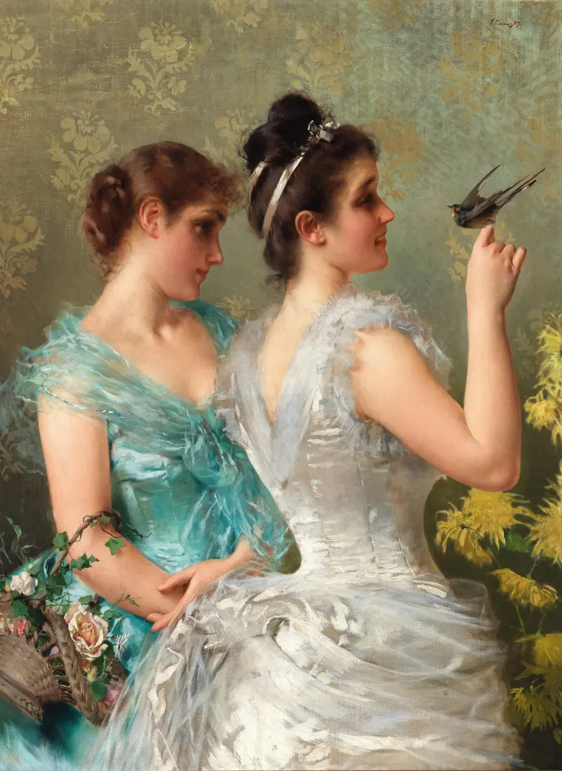 Pierzysty przyjaciel, Vittorio Matteo Corcos