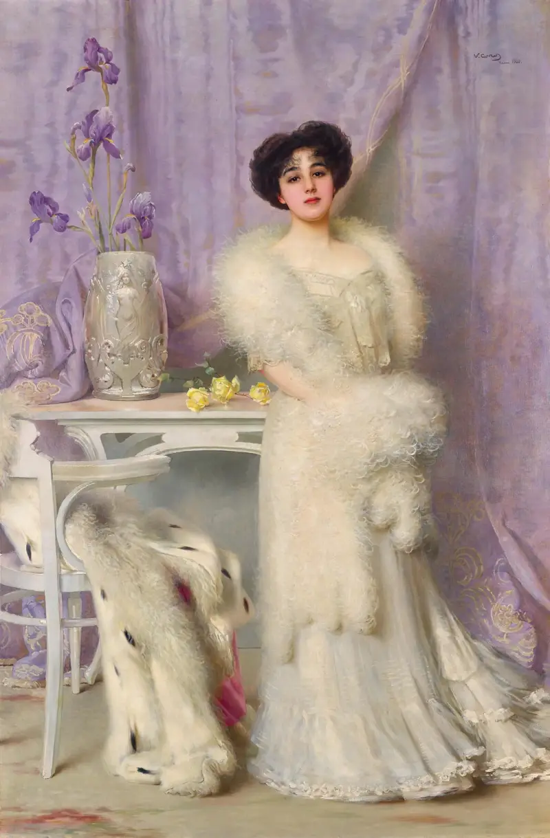 Porträtt av Diane de la Bouchère av Vittorio Matteo Corcos