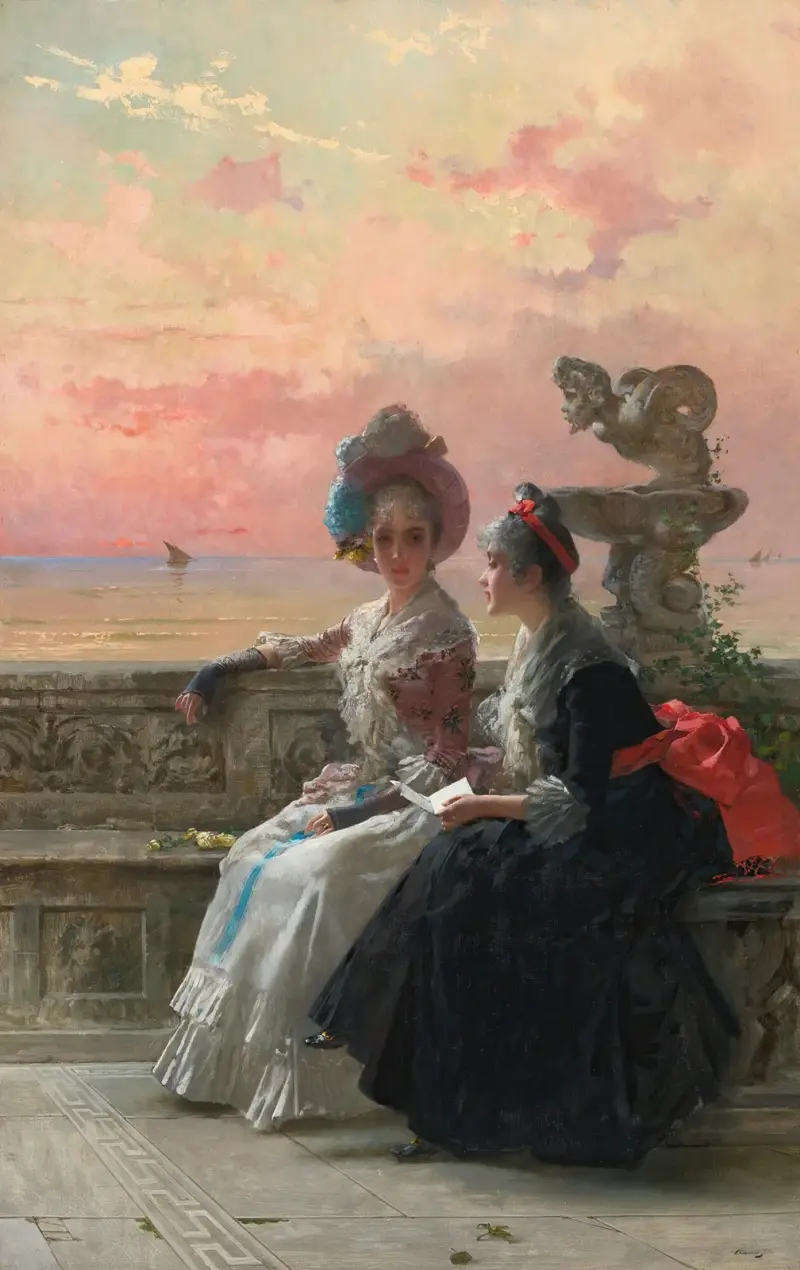 Un Secret Partagé av Vittorio Matteo Corcos
