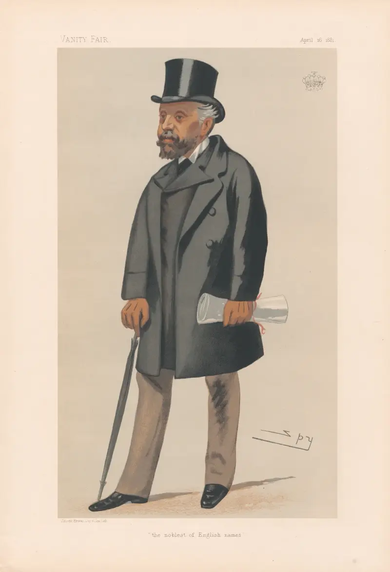 Prästerskapet. 'Det ädlaste av engelska namn.' Earn Nelson. 16 april 1881 av Leslie Matthew Ward