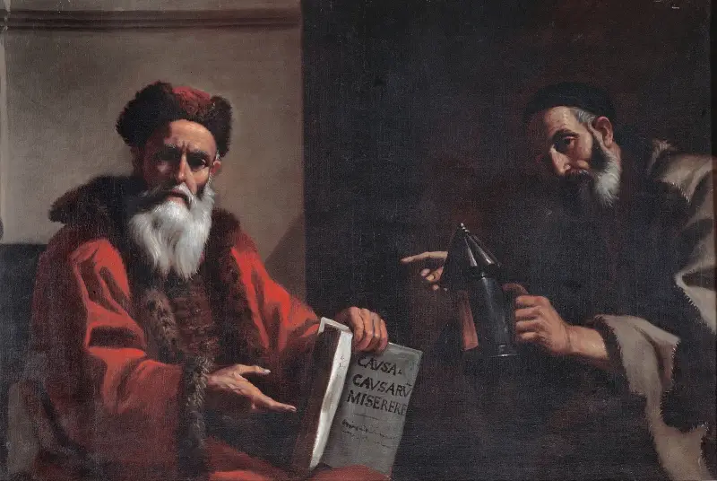 Diogenes und Platon von Mattia Preti