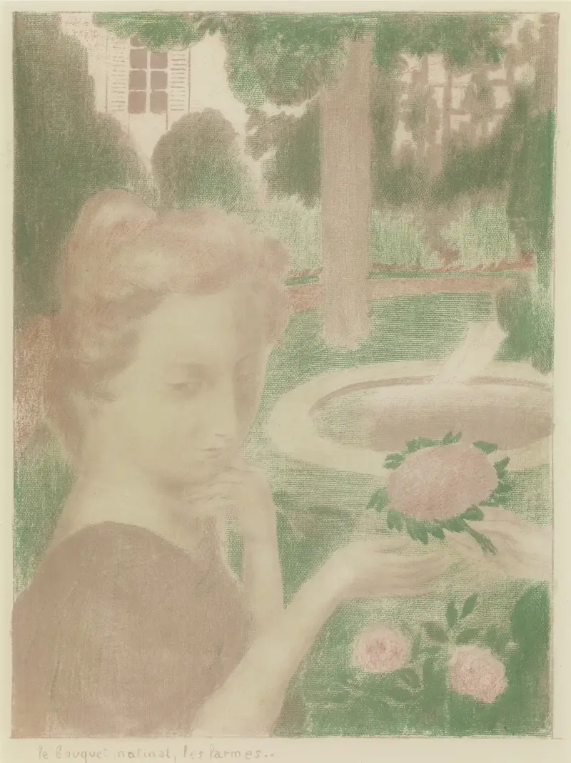 Le bouquet matinal, les larmes …, uit de reeks av Maurice Denis