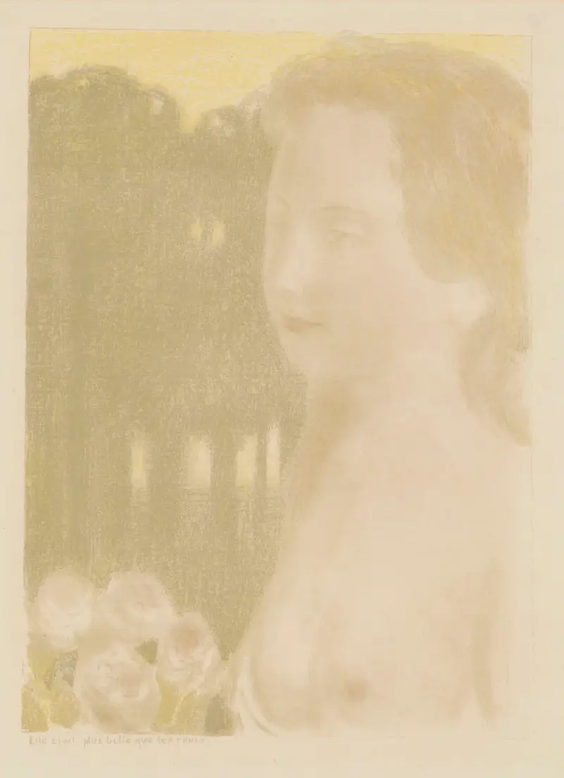 She was more beautiful than dreams (Elle était plus belle que les rêves) av Maurice Denis