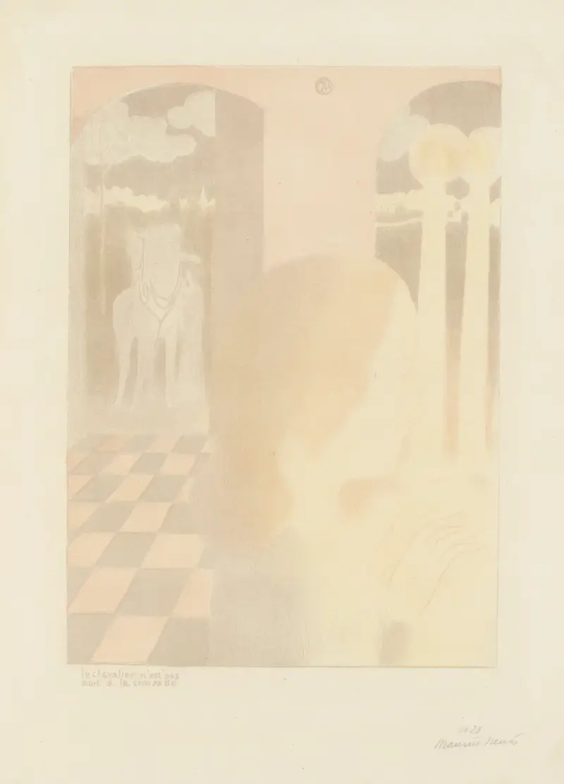 The Knight did not die in the Crusade (Le chevalier n’est pas mort à la croisade) av Maurice Denis
