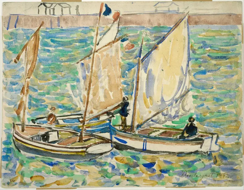 St. Malo av Maurice Prendergast