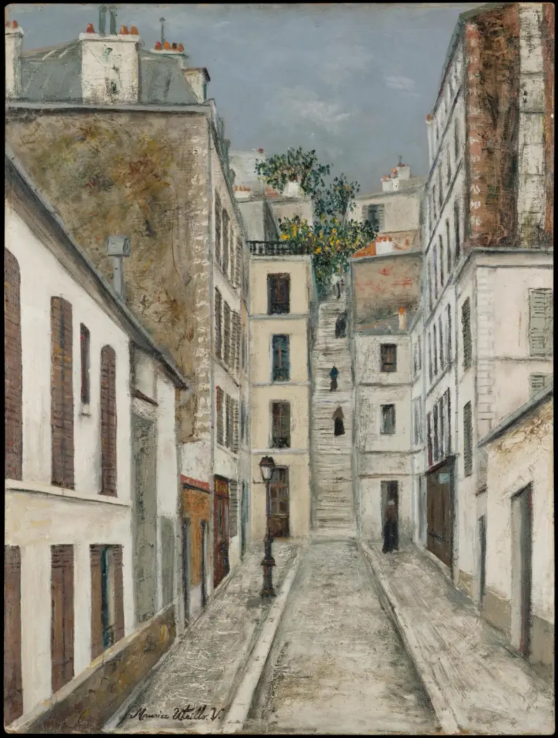 Die Sackgasse Cottin von Maurice Utrillo