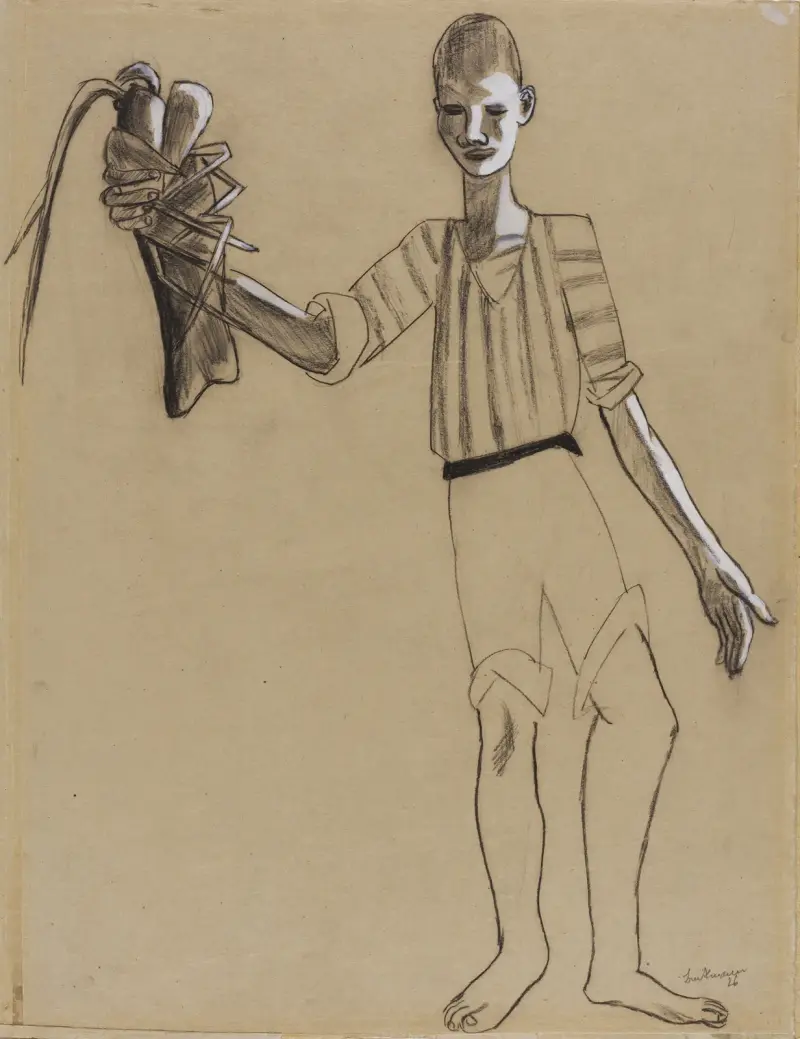 Chłopiec z homarem, Max Beckmann