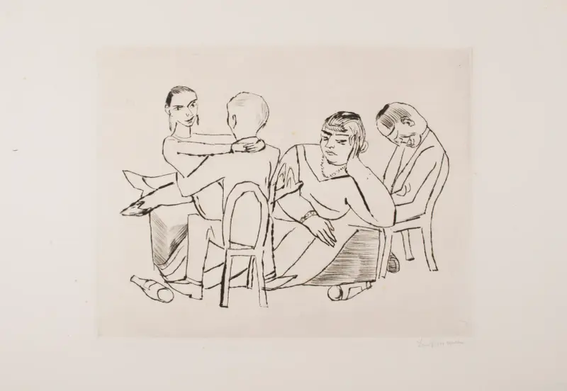Carouse av Max Beckmann