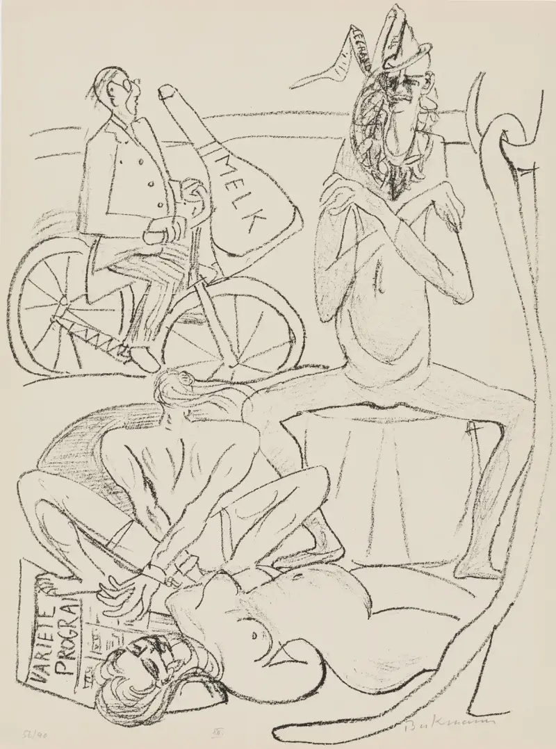 Circus av Max Beckmann
