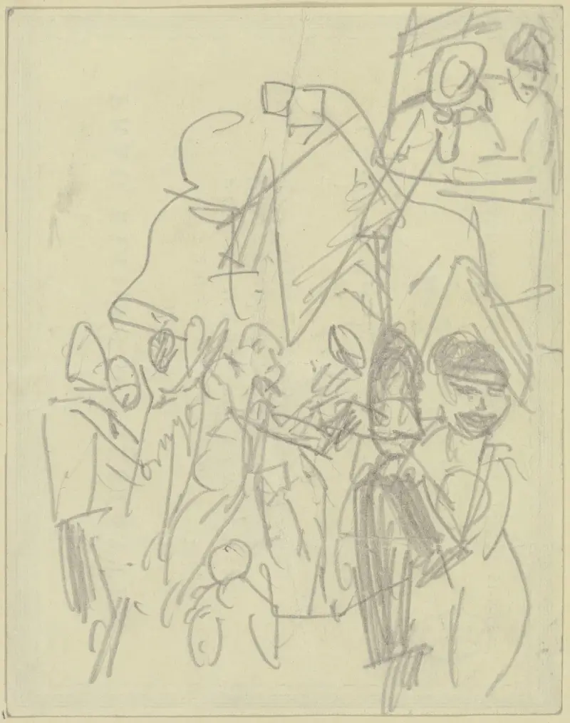 Dancing couples av Max Beckmann