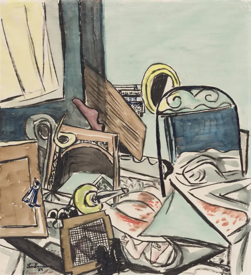 Der Mord, 1933 av Max Beckmann