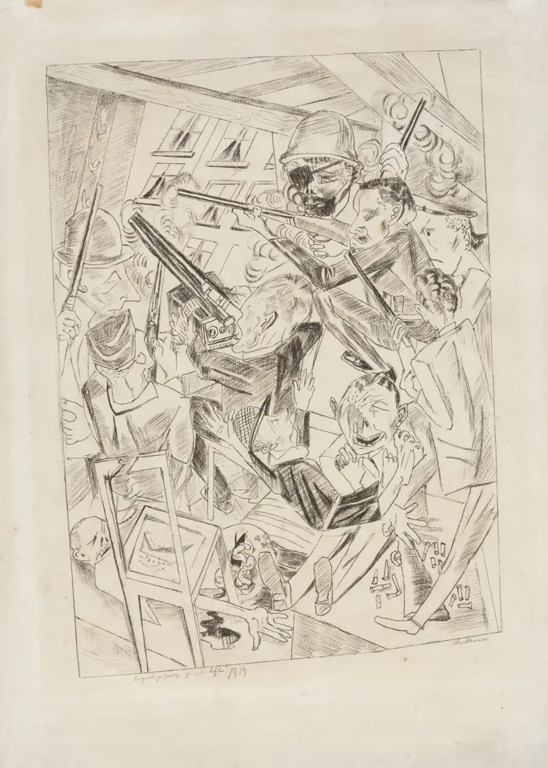Die Letzten av Max Beckmann