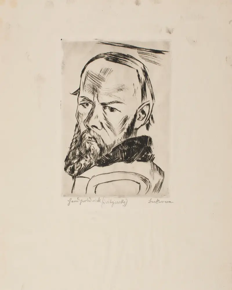 Dostoyevsky II av Max Beckmann