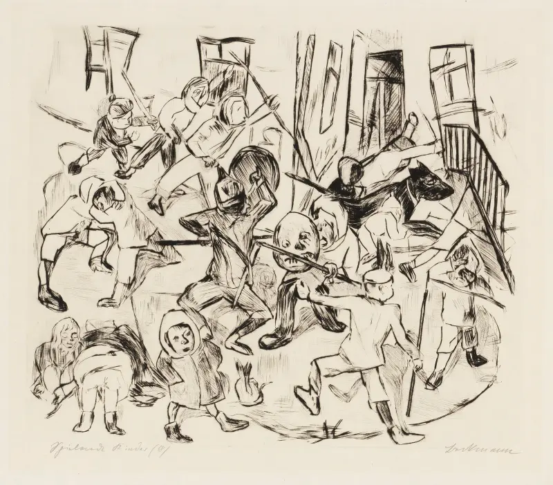 Twarze Pl.02, Max Beckmann