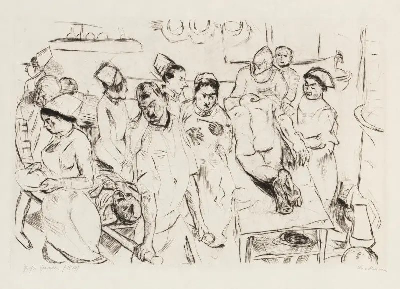 Gesichter Pl.04 av Max Beckmann