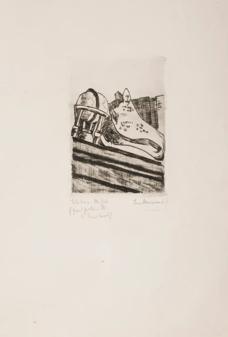 Globus und Muschel von Max Beckmann