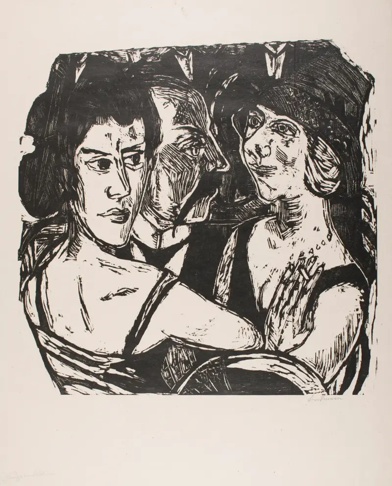 Portret zbiorowy, Eden Bar, Max Beckmann