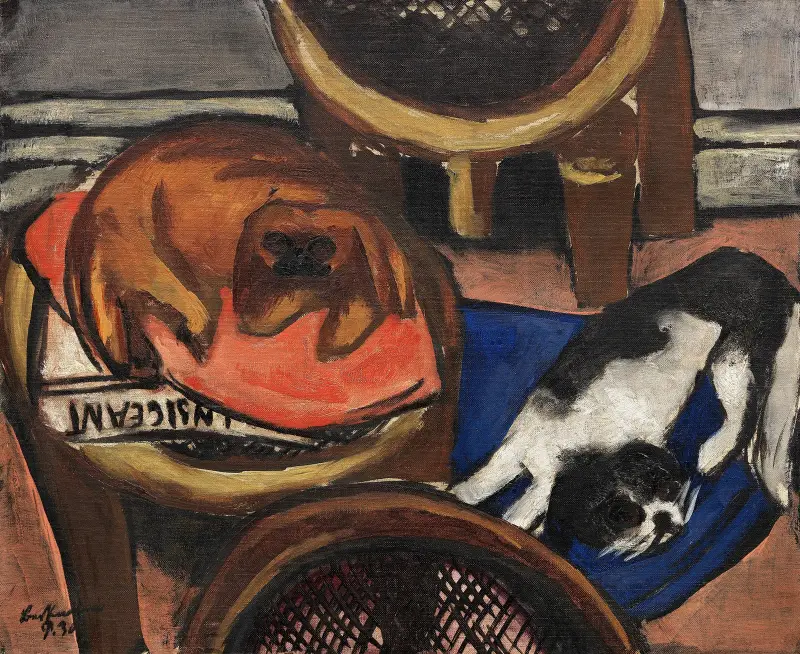 Majong i Chilly (Psy), Max Beckmann