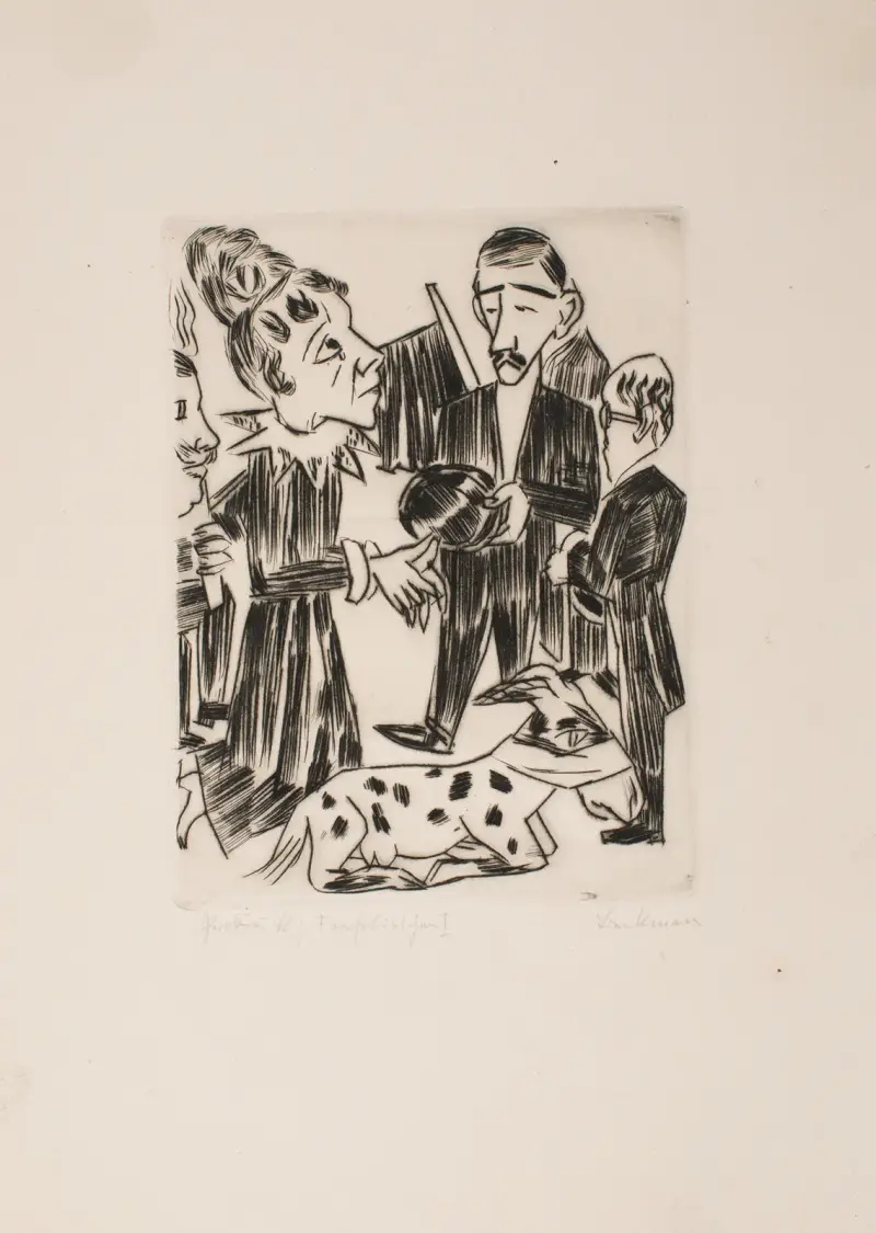 Minnesstund för den gode kungen Laudamus av Max Beckmann