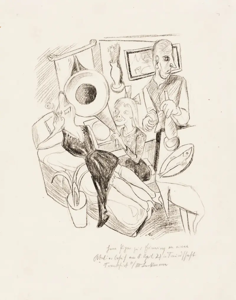 Möbliert av Max Beckmann