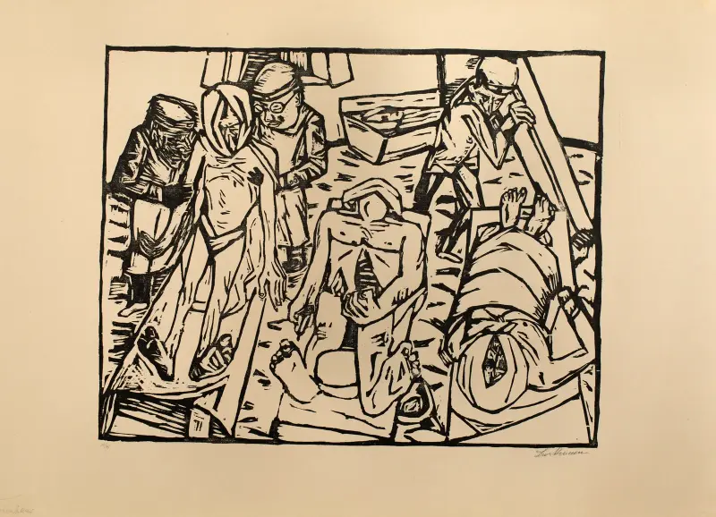 Morgue, 1923, Max Beckmann