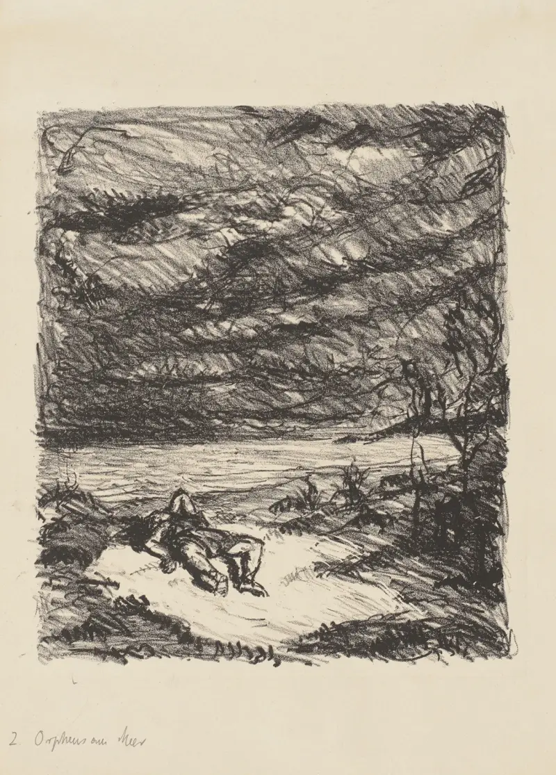 Orpheus at the Shore I av Max Beckmann