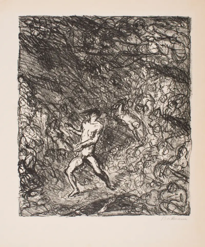 Orpheus in der Unterwelt, 1909 – Nr. 2 von Max Beckmann