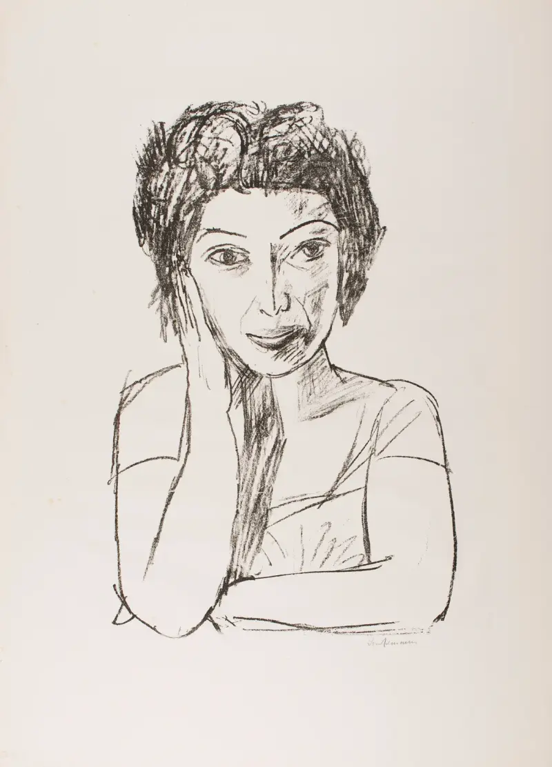 Porträtt av en rumänska II av Max Beckmann