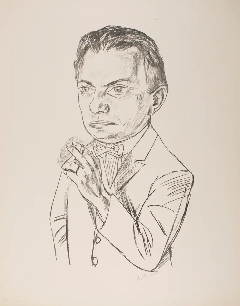 Bildnis Dr. Heinrich Simon von Max Beckmann