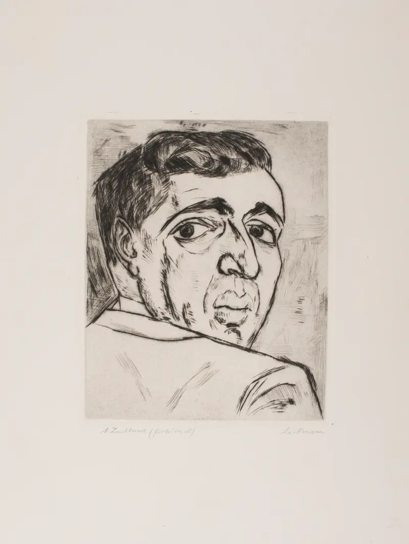 Porträtt av I. B. Neumann av Max Beckmann