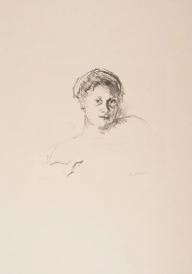 Porträt von Minna Beckmann-Tube von Max Beckmann