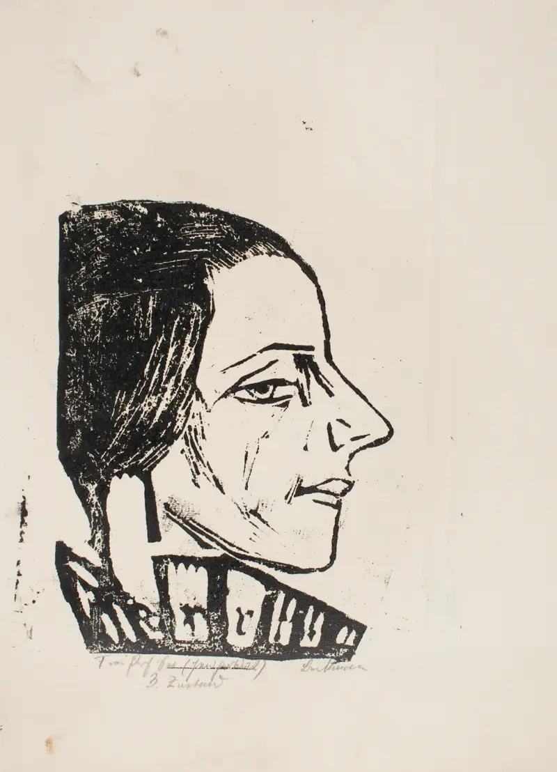Bildnis der Frau Swarzenski, 1925 von Max Beckmann