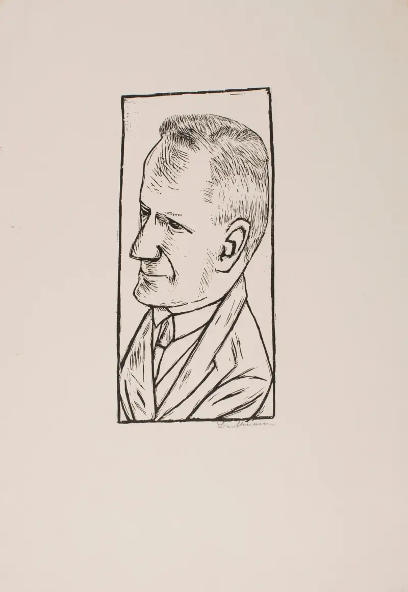 Bildnis Reinhard Piper, 1922 von Max Beckmann