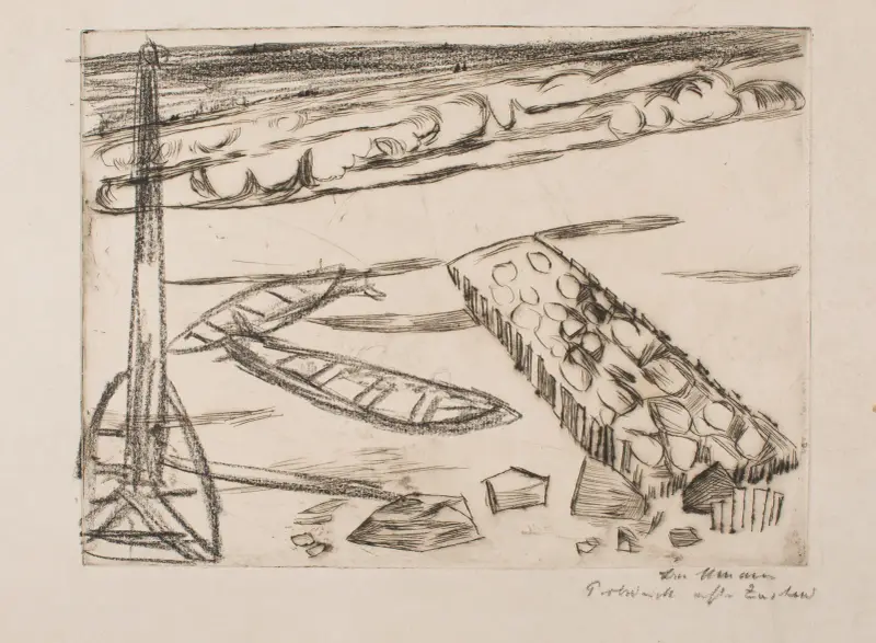 Seascape av Max Beckmann