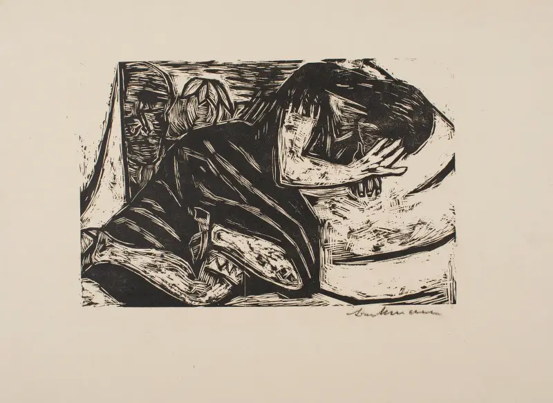 Seduction av Max Beckmann