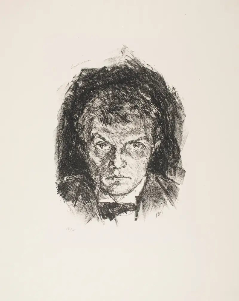 Autoportrét, 1911, Max Beckmann