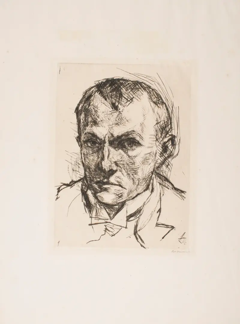 Self-Portrait, 1914 – nr 1 av Max Beckmann