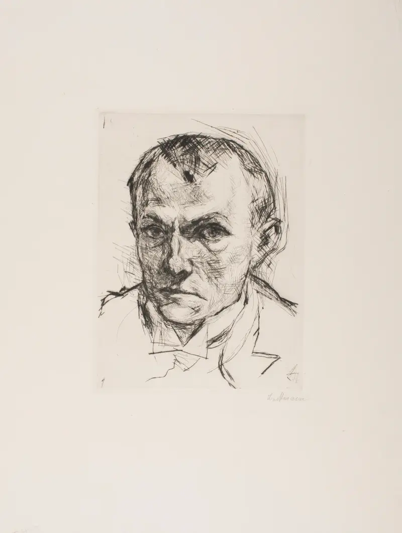 Self-Portrait, 1914 – nr 2 av Max Beckmann