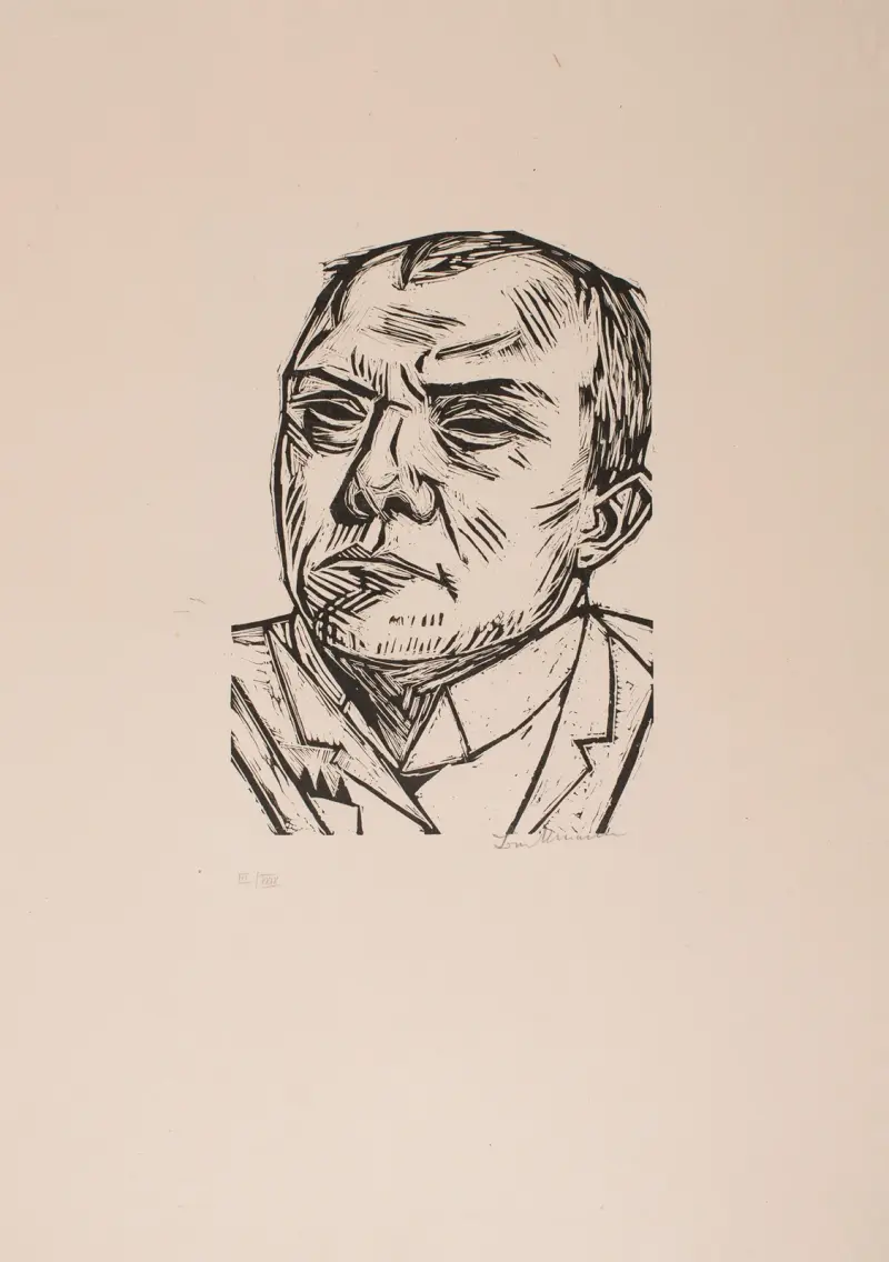 Self-Portrait, 1922 – nr 1 av Max Beckmann