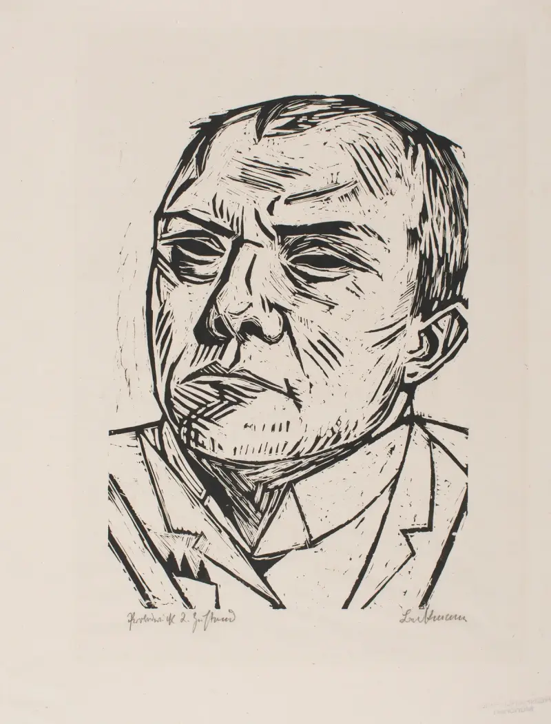 Autoportret, 1922 – Nr. 2, Max Beckmann