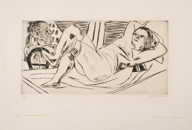 Siesta av Max Beckmann