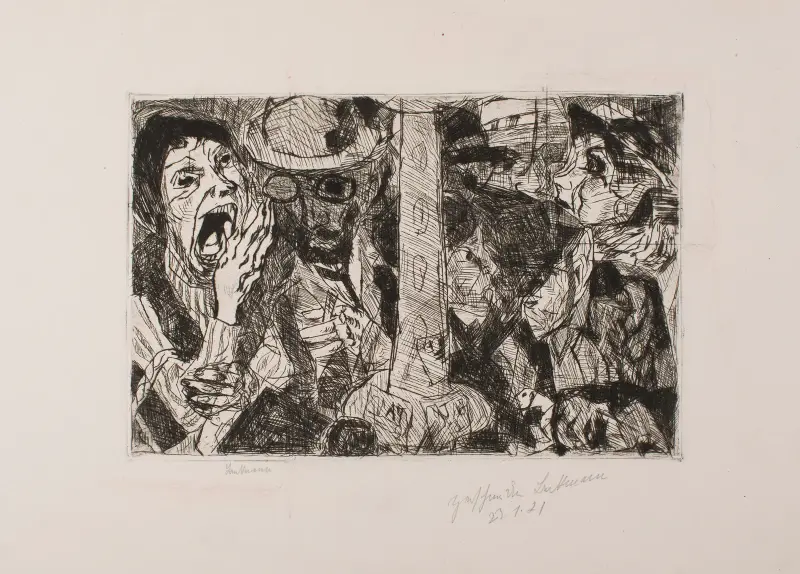 Ulice II, 1916 – Nr. 2, Max Beckmann
