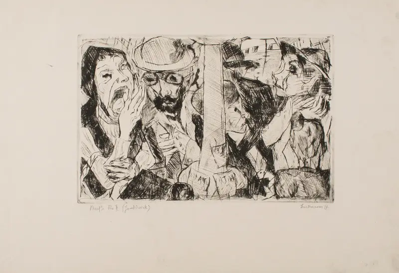 Street II, 1916 – nr 1 av Max Beckmann
