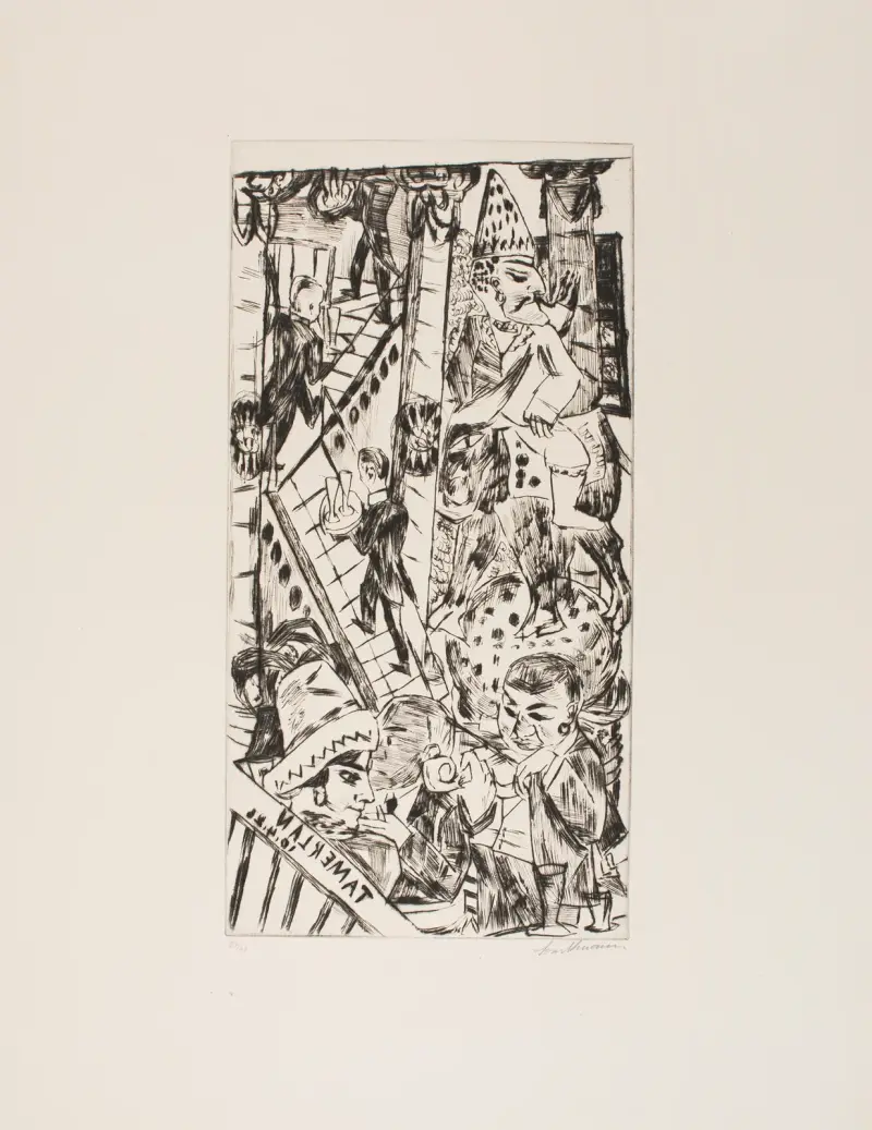 Tamerlan av Max Beckmann