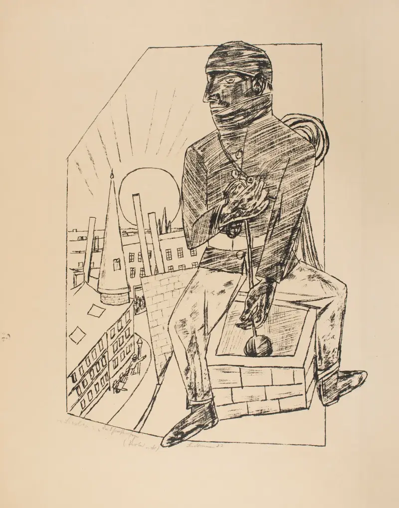 The Chimney-Sweep av Max Beckmann