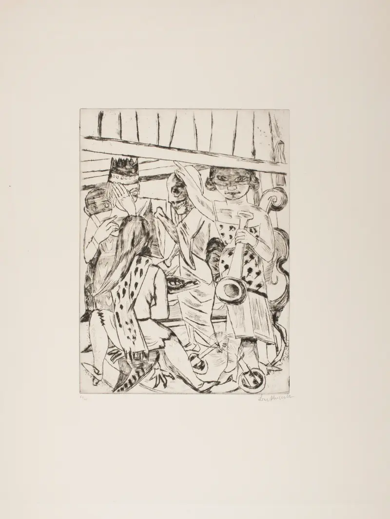 Kurtyna idzie w górę, Max Beckmann