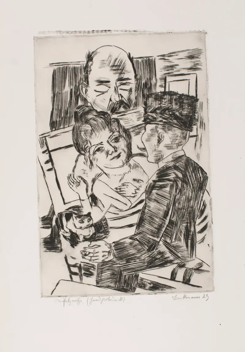 Die Pelzmütze von Max Beckmann
