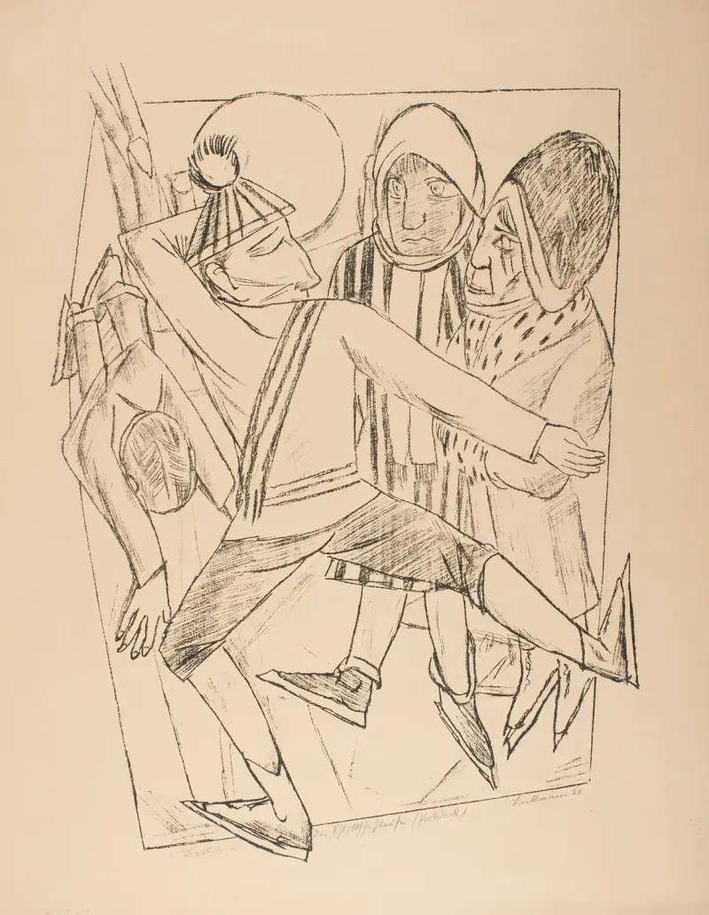 Łyżwiarz, Max Beckmann