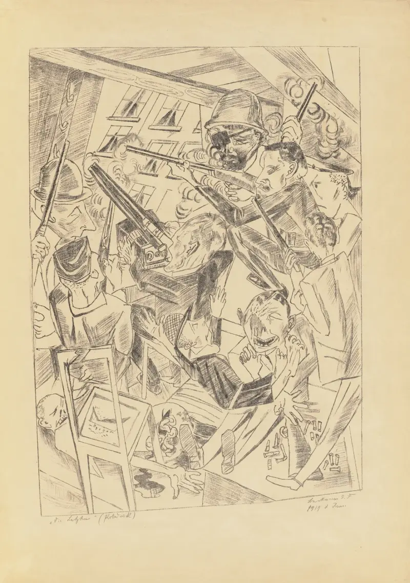 Ostatni, 1919 – nr 2, Max Beckmann